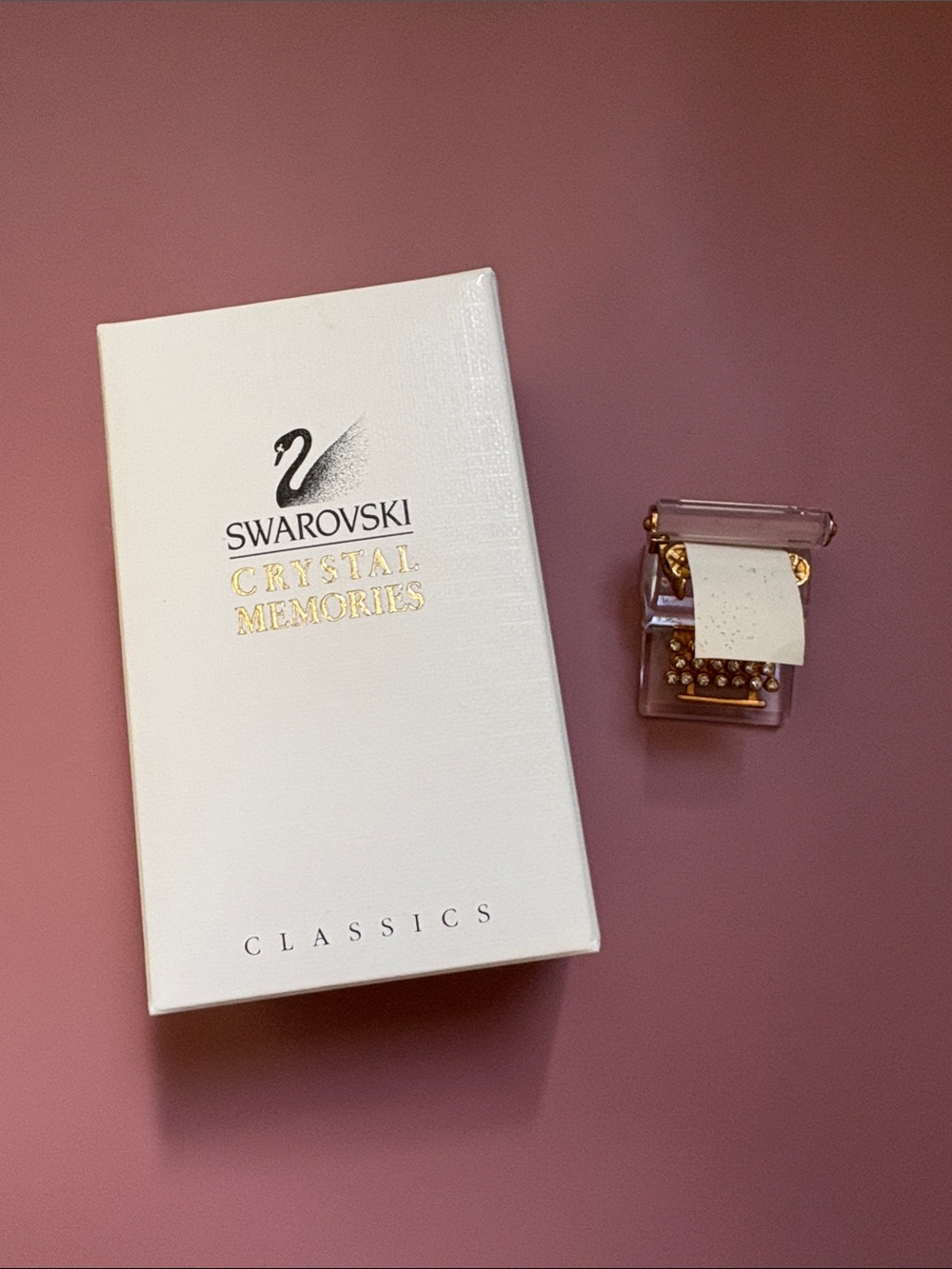 Swarovski Crystal Memories Typewriter
